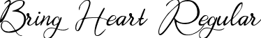 Bring Heart Regular font | Bring Heart.ttf