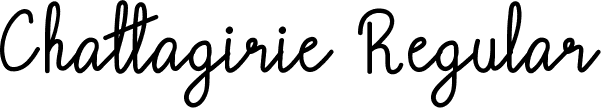 Chattagirie Regular font | Chattagirie.ttf