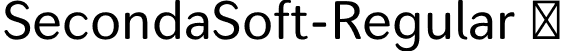 SecondaSoft-Regular  font | SecondaSoft-Regular.otf