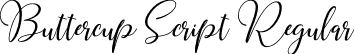 Buttercup Script Regular font | Buttercup Script.otf