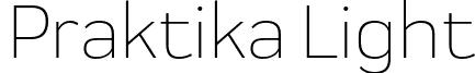 Praktika Light font | praktika-light.otf