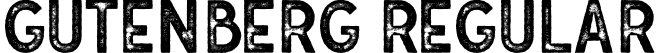 GUTENBERG REGULAR font | Gutenberg-Regular Demo.otf