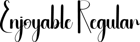 Enjoyable Regular font | Enjoyable.otf