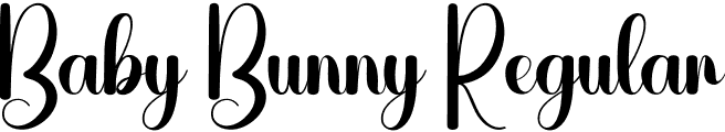 Baby Bunny Regular font | Baby-Bunny.otf