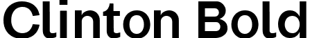 Clinton Bold font | ClintonBold.ttf