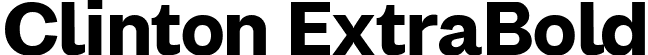 Clinton ExtraBold font | ClintonExtraBold.ttf