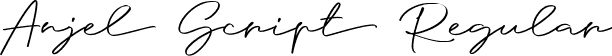 Anjel Script Regular font | Anjel Signature For Personal Use.ttf