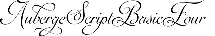 AubergeScriptBasicFour  font | Auberge Script Basic Four.otf