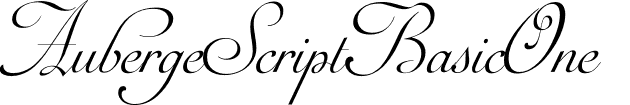 AubergeScriptBasicOne  font | Auberge Script Basic One.otf