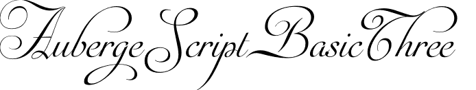 AubergeScriptBasicThree  font | Auberge Script Basic Three.otf