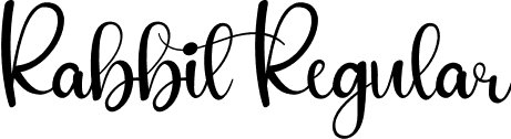 Rabbit Regular font | Rabbit.otf