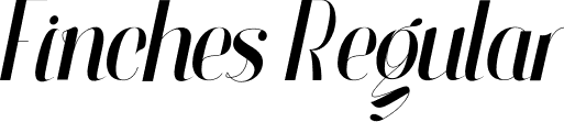 Finches Regular font | Finches.otf