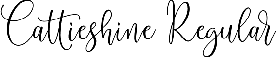 Cattieshine Regular font | Cattieshine.ttf