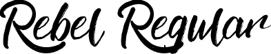 Rebel Regular font | Rebel.otf