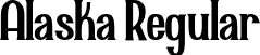 Alaska Regular font | Alaska-Regular.otf