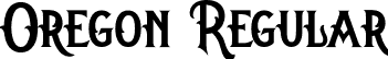 Oregon Regular font | Oregon-Regular.otf