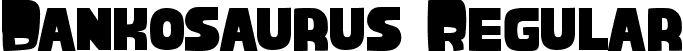 Dankosaurus Regular font | Dankosaurus.ttf