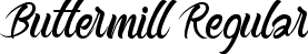 Buttermill Regular font | Buttermill.ttf