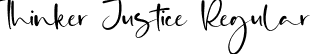 Thinker Justice Regular font | Thinker Justice.ttf