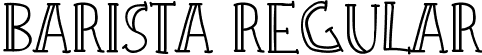 Barista Regular font | BaristaRegular.ttf