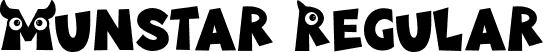 Munstar Regular font | Munstar-Regular.otf