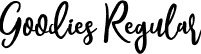 Goodies Regular font | Goodies-Regular.otf