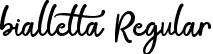 bialletta Regular font | bialletta reg ttf.ttf