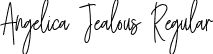 Angelica Jealous Regular font | AngelicaJealous.otf