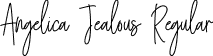 Angelica Jealous Regular font | AngelicaJealous.ttf