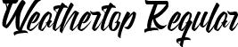 Weathertop Regular font | Weathertop.ttf