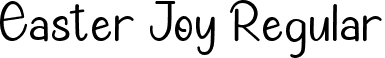 Easter Joy Regular font | Easter Joy.ttf