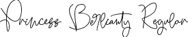 Princess Berlianty Regular font | Princess Berlianty.otf