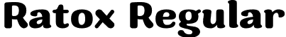 Ratox Regular font | Ratox-Regular.ttf