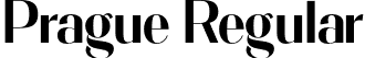 Prague Regular font | Prague Regular.otf