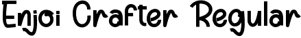 Enjoi Crafter Regular font | EnjoiCrafter.ttf