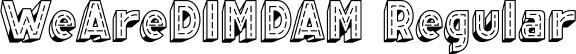 WeAreDIMDAM Regular font | WeAreDIMDAM.otf