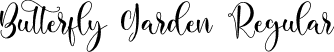 Butterfly Garden Regular font | Butterfly Garden.ttf