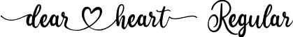 dearheart Regular font | dearheart.otf