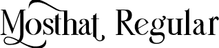 Mosthat Regular font | Mosthat.otf