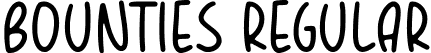 BOUNTIES Regular font | BOUNTIES.otf