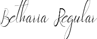 Betharia Regular font | Betharia TTF.ttf