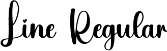 Line Regular font | Line.otf