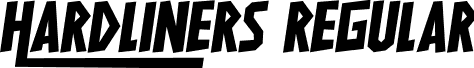 HARDLINERS Regular font | HARDLINERS Regular.ttf