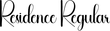 Residence Regular font | Residence.otf