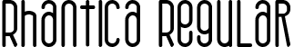 Rhantica Regular font | regular.ttf