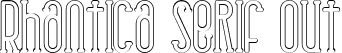 Rhantica Serif Out font | serif outline.ttf