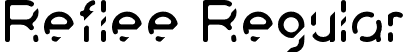 Reflee Regular font | Reflee.otf