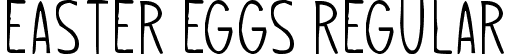 Easter Eggs Regular font | Easter Eggs.otf