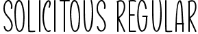 Solicitous Regular font | Solicitous.ttf