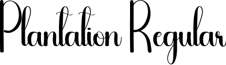 Plantation Regular font | Plantation.otf